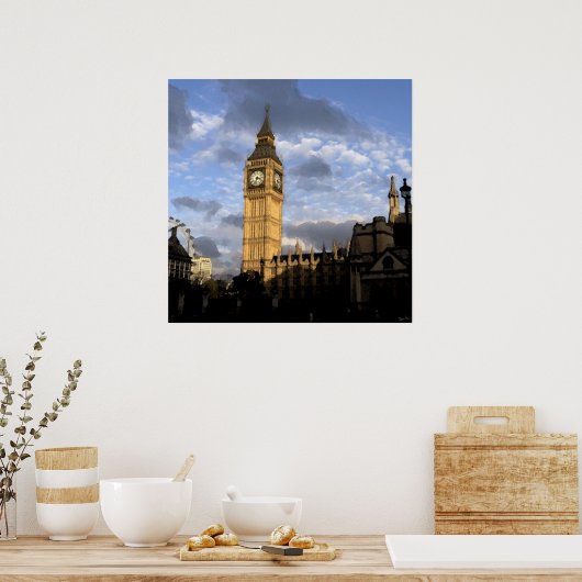 Clock Tower Poster (Keuken)