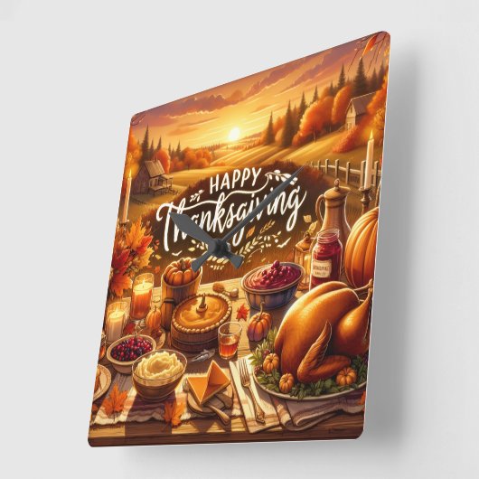 Clock Vierkante Klok (Hoek)