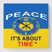 Clock Vierkante Klok (Voorkant)