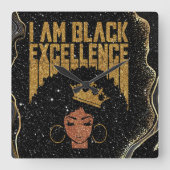 Clock Vierkante Klok (Voorkant)