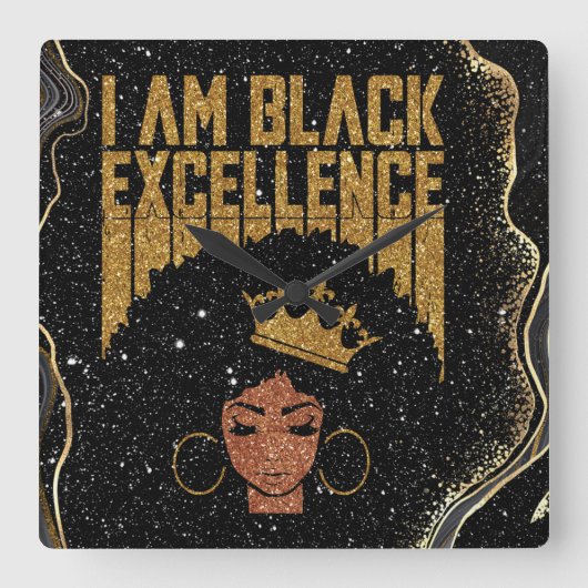 Clock Vierkante Klok (Voorkant)