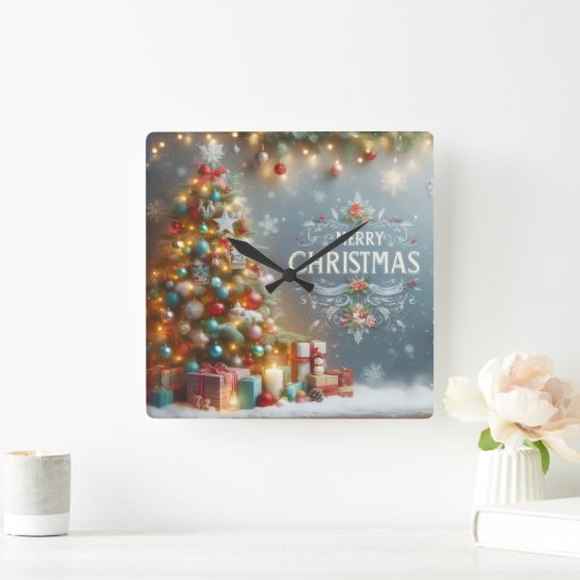 Clock Vierkante Klok (Huis)