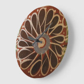 clock vintican pottery design southwest grote klok (Hoek)