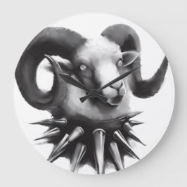 Clock Wallclock gothic Goat Art beroemd gemaakt do Grote Klok