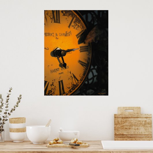Clock Watching Poster (Keuken)