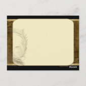 Clock Watting Briefkaart (Achterkant)