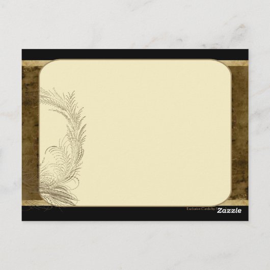 Clock Watting Briefkaart (Achterkant)