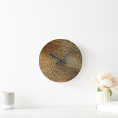 CLOCK-WOOD RONDE KLOK (Huis)