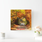 Clock Yellow Bog Kilcullen Vierkante Klok (Huis)