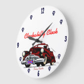 Clockabilly Clock Grote Klok (Hoek)