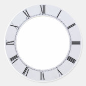 ClockFace060709 Ronde Sticker (Voorkant)