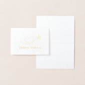 Clockflower Publications gegraveerde mini kaart on (Display)