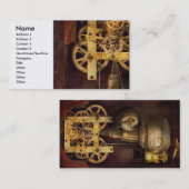 Clockmaker - Het mechanisme Visitekaartje (Voorkant / Achterkant)