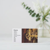Clockmaker - Het mechanisme Visitekaartje (Staand voorkant)