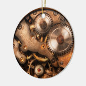 Clockmaker - tandwielen keramisch ornament (Links)