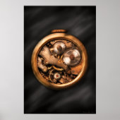 Clockmaker - tandwielen poster (Voorkant)