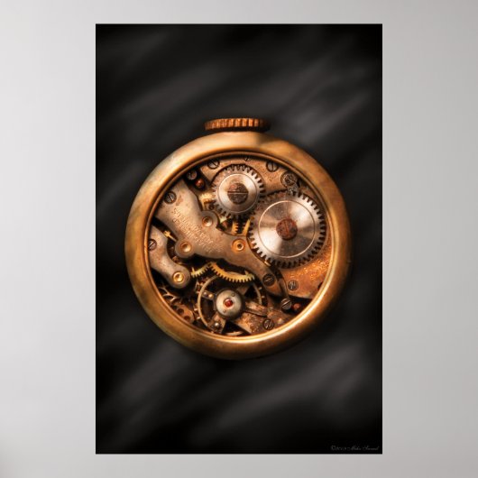 Clockmaker - tandwielen poster (Voorkant)