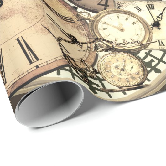 Clocks Cadeaupapier (Rol Hoek)