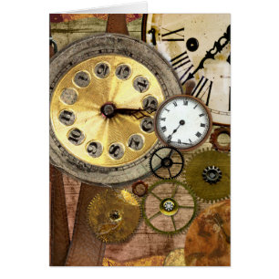 Clocks oude Steampunk Art