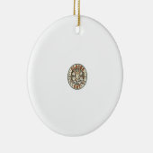 Clocks Time Blindness Cat Clocks Time Blindness Ca Keramisch Ornament (Rechts)