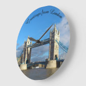 Clocks-Tower Bridge Londen. Grote klok (Hoek)