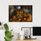 Clocksmith - een apparaat dat belt poster (Thuiskantoor)