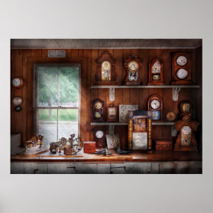 Clocksmith - in de Klokreparatieschop Poster