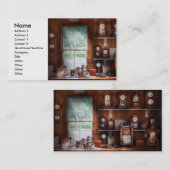 Clocksmith - in de Klokreparatieschop Visitekaartje (Voorkant / Achterkant)