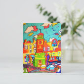 Clocktower Fun Briefkaart (Staand voorkant)