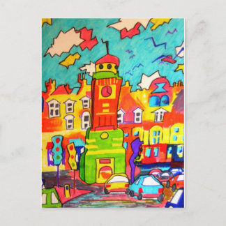 Clocktower Fun Briefkaart