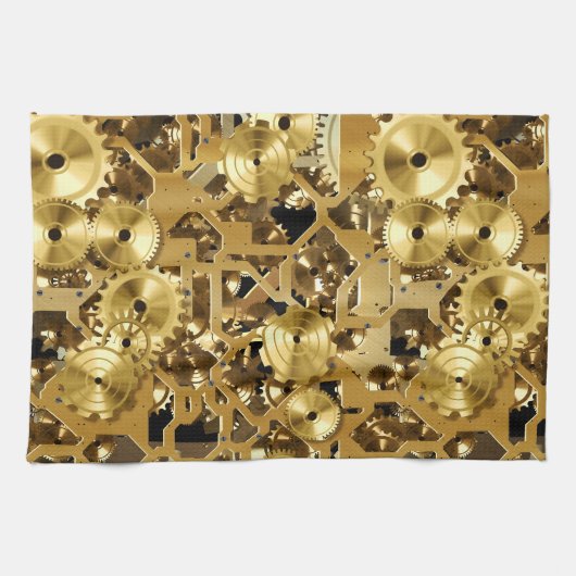Clockwork 1 keukenhanddoek (Horizontaal)