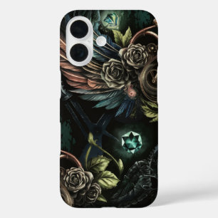 Clockwork Aesthetics De schoonheid van Steampunk M iPhone 16 Hoesje