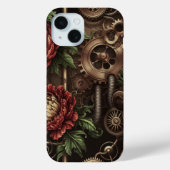 Clockwork bloemmotief Case-Mate iPhone case (Achterkant)
