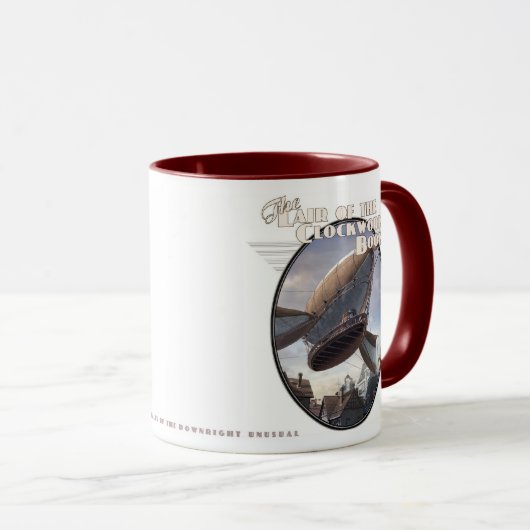 Clockwork Book - Finnegans Airship Mok (Voorkant rechts)