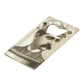 Clockwork Brain STEAMPUNK  Creditkaart Flessenopener (Voorkant Gekanteld)