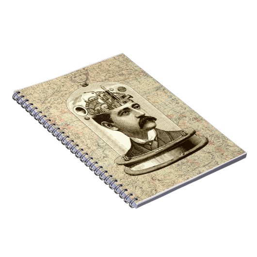 Clockwork Brain STEAMPUNK  Notitieboek (Rechterzijde)
