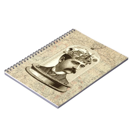 Clockwork Brain STEAMPUNK Notitieboek (Linkerzijde)