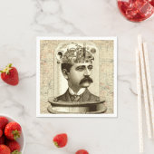 Clockwork Brain STEAMPUNK  Servetten (Insitu)