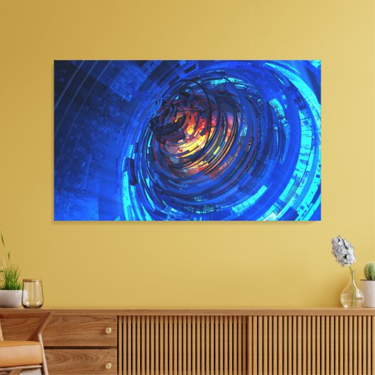 Clockwork Canvas Afdruk (Insitu (Woonkamer))