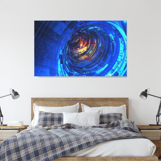 Clockwork Canvas Afdruk (Insitu (Slaapkamer))