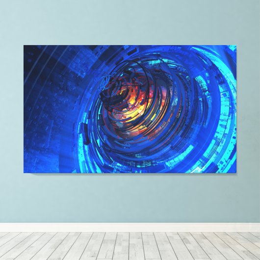 Clockwork Canvas Afdruk (Insitu (Houten vloer))