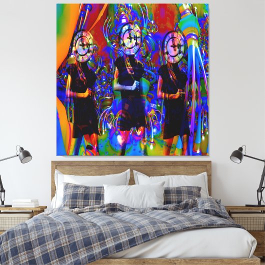 Clockwork Canvas Afdruk (Insitu (Slaapkamer))