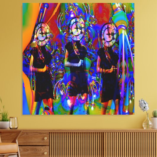 Clockwork Canvas Afdruk (Insitu (Woonkamer))