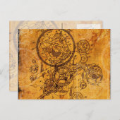 Clockwork Collage Briefkaart (Voorkant / Achterkant)