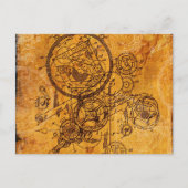 Clockwork Collage Briefkaart (Voorkant)