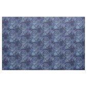 Clockwork Collage Indigo Stof (Yard (91,4 cm))