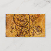 Clockwork Collage Visitekaartje (Achterkant)