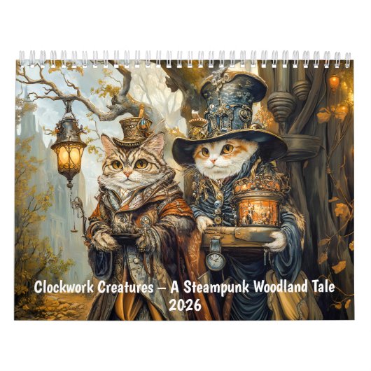 Clockwork Creatures – A Steampunk Woodland Tale 20 Kalender (Hoes)