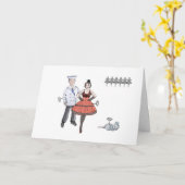 Clockwork Dancers Kaart (Gele Bloem)