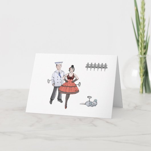 Clockwork Dancers Kaart (Voorkant)